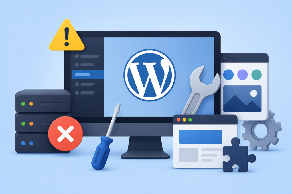 WordPress Troubleshooting Guide: Fix Server Errors, Plugin Conflicts, Theme Issues & Site Bugs