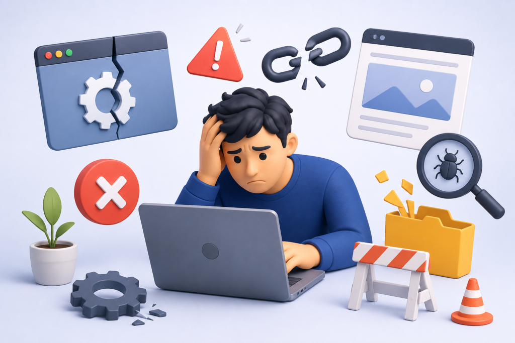 Common Mistakes Website Owners Make When Fixing Errors