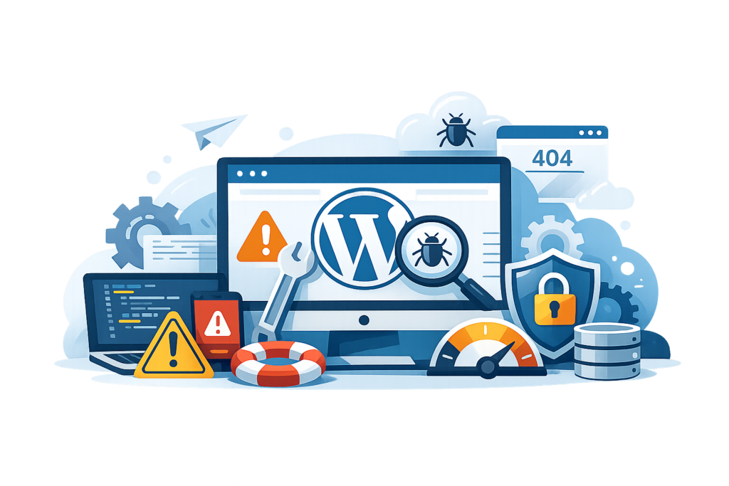 The Complete Guide to Fix Errors in WordPress Websites: Improve Performance, Security, and User Experience