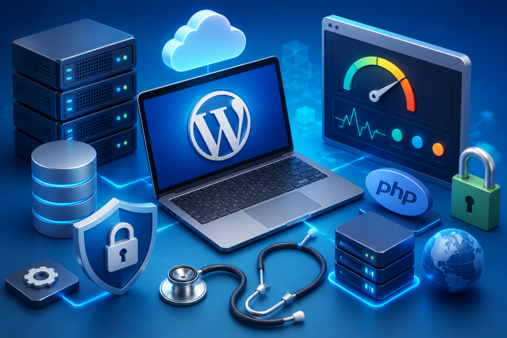Review WordPress Hosting, PHP, SSL, and Server Health