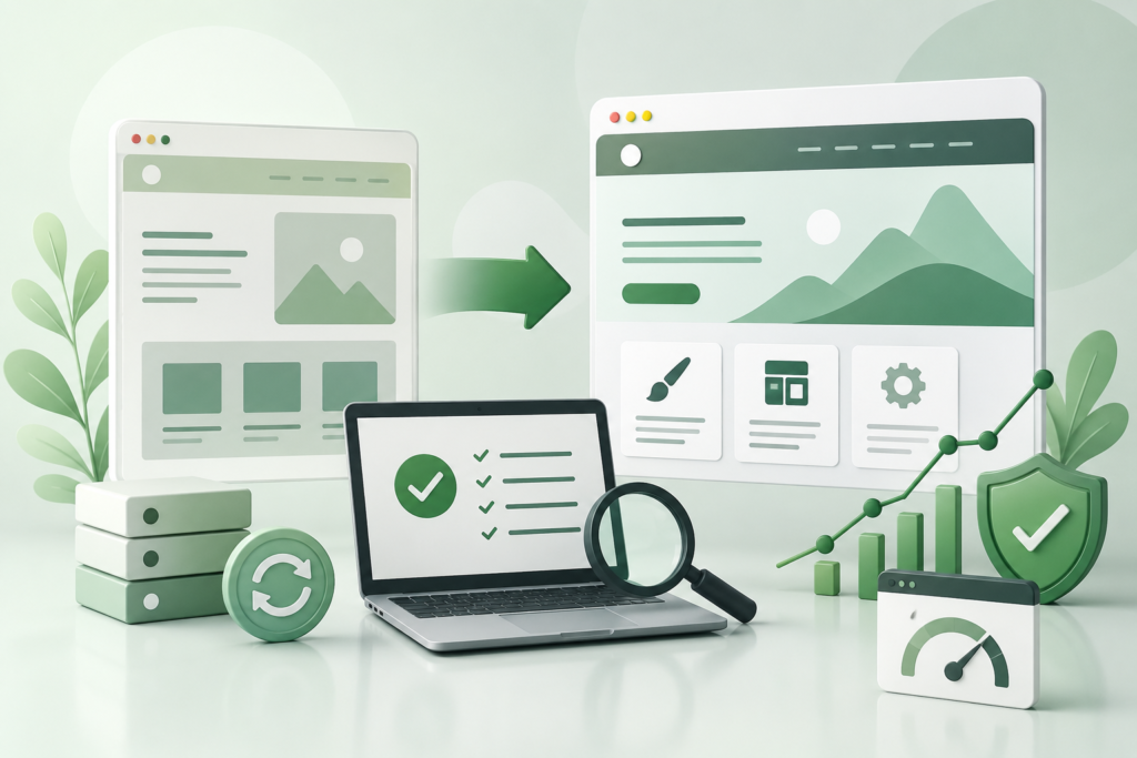 Theme Migration, Redesign, and Technical SEO Validation