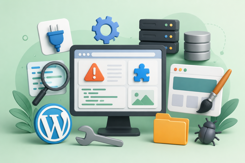 The Complete Guide to Plugin Errors, Server Errors, Database Problems, CSS Issues, Themes, Bugs, and More