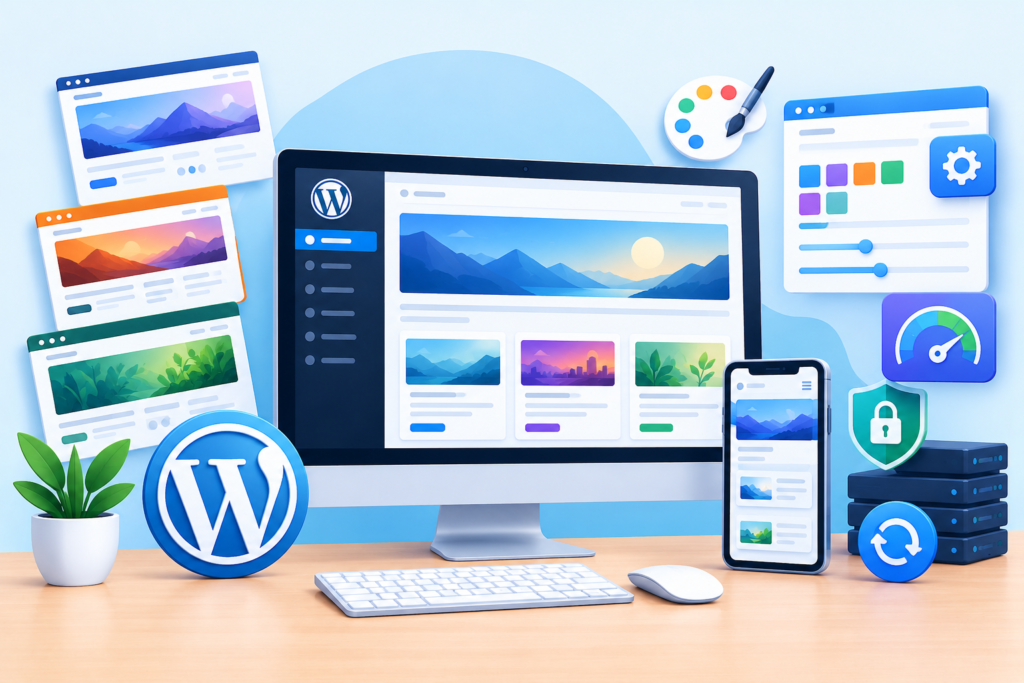 WordPress Themes: The Complete Guide to Choosing, Customizing, Optimizing, and Maintaining Your Website