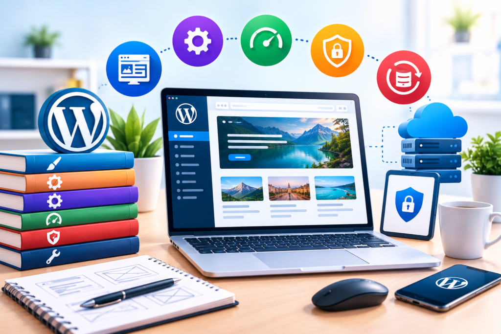 WordPress: The Complete Guide to Building, Managing, Optimizing, Securing, and Maintaining a Website