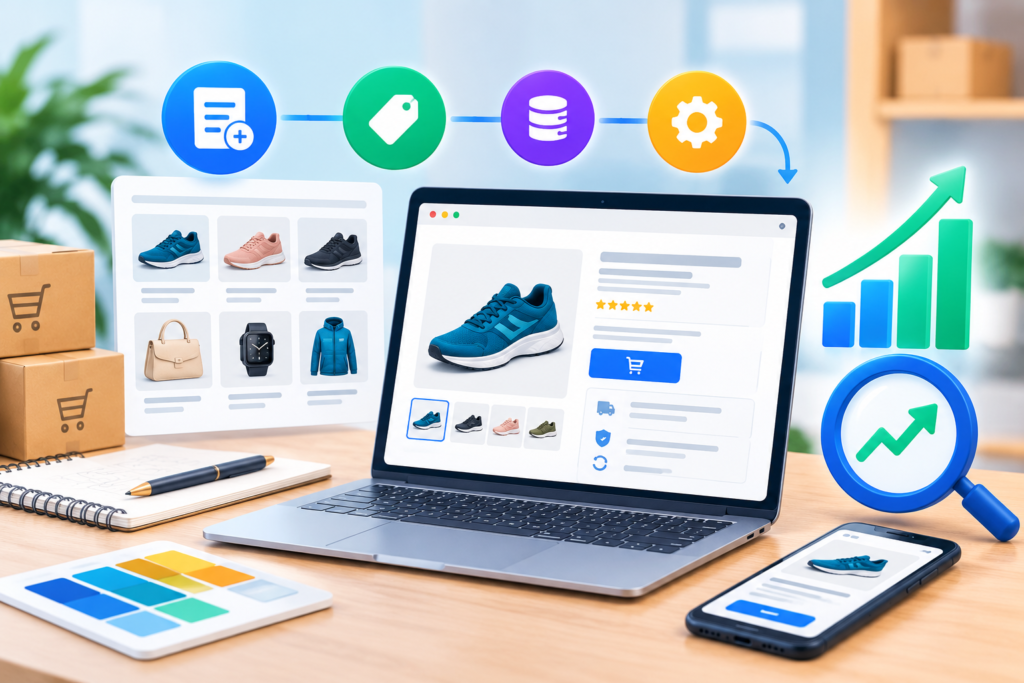 Product Catalogue Management and Product Page Optimisation